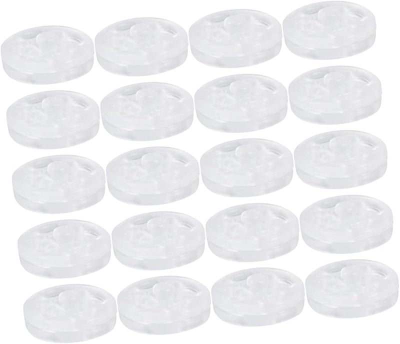 Housoutil 1000 Pieces White Plastic T Shirt Buttons Snaps for DIY Sewing Craft Projects - Image 1
